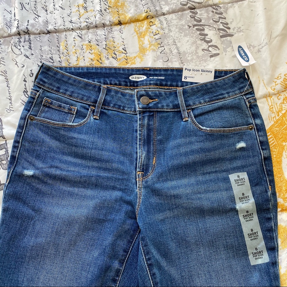 Old Navy Pop Icon Skinny Jean (Size 8 short) NEW